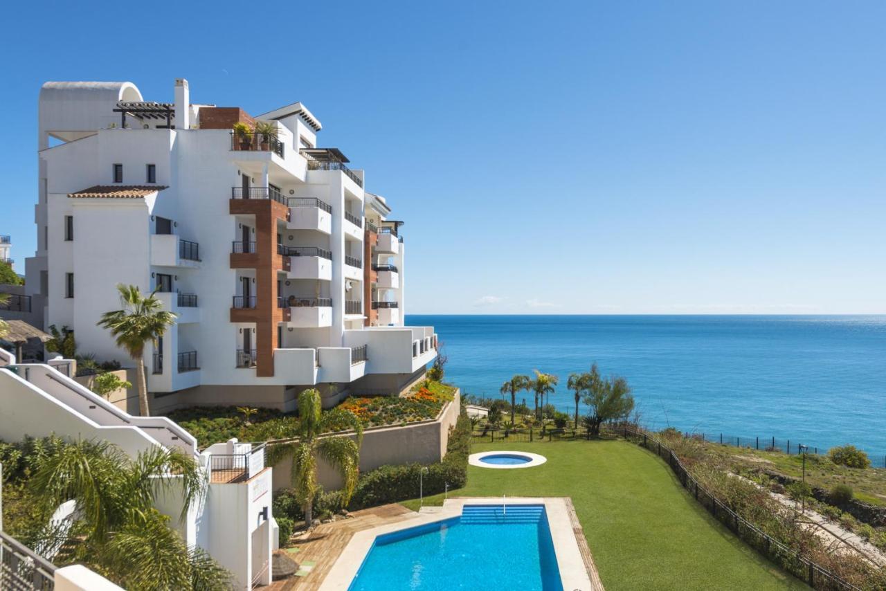 Impresionante Apartamento Vista Mar Frontal Torrox Buitenkant foto
