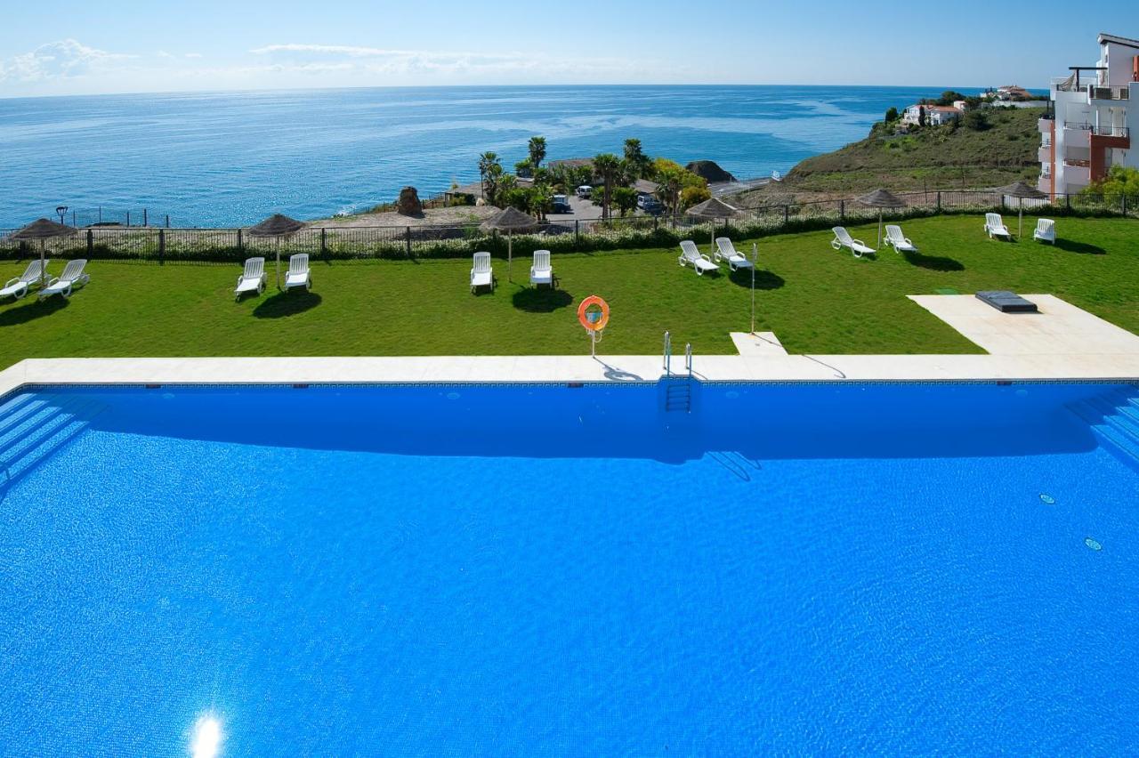 Impresionante Apartamento Vista Mar Frontal Torrox Buitenkant foto